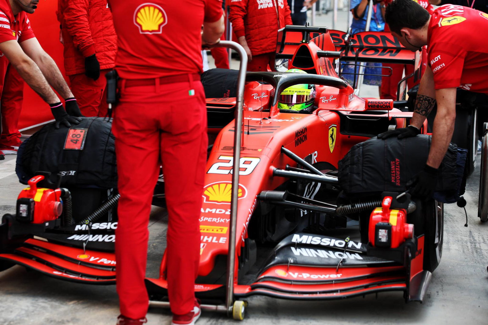 Gallery: Mick Schumacher's F1 test debut with Ferrari in Bahrain