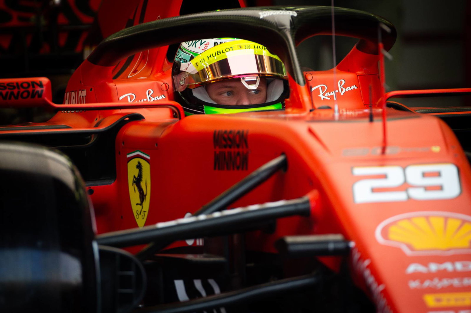 Gallery: Mick Schumacher's F1 test debut with Ferrari in Bahrain