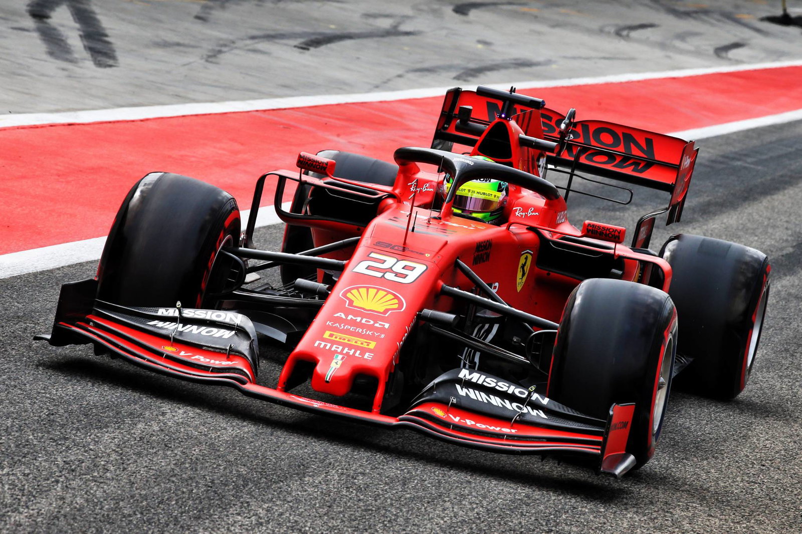 Gallery: Mick Schumacher's F1 test debut with Ferrari in Bahrain