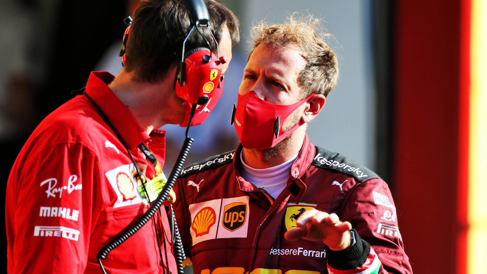 Sebastian Vettel (GER) Ferrari.