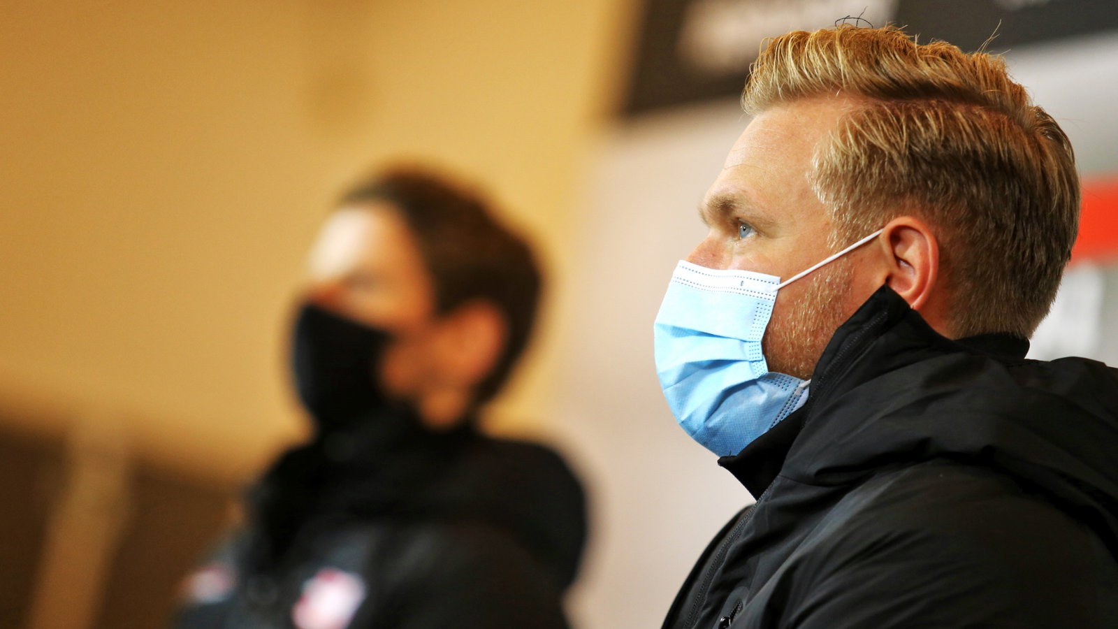 Kevin Magnussen (DEN) Haas F1 Team in the FIA Press Conference.