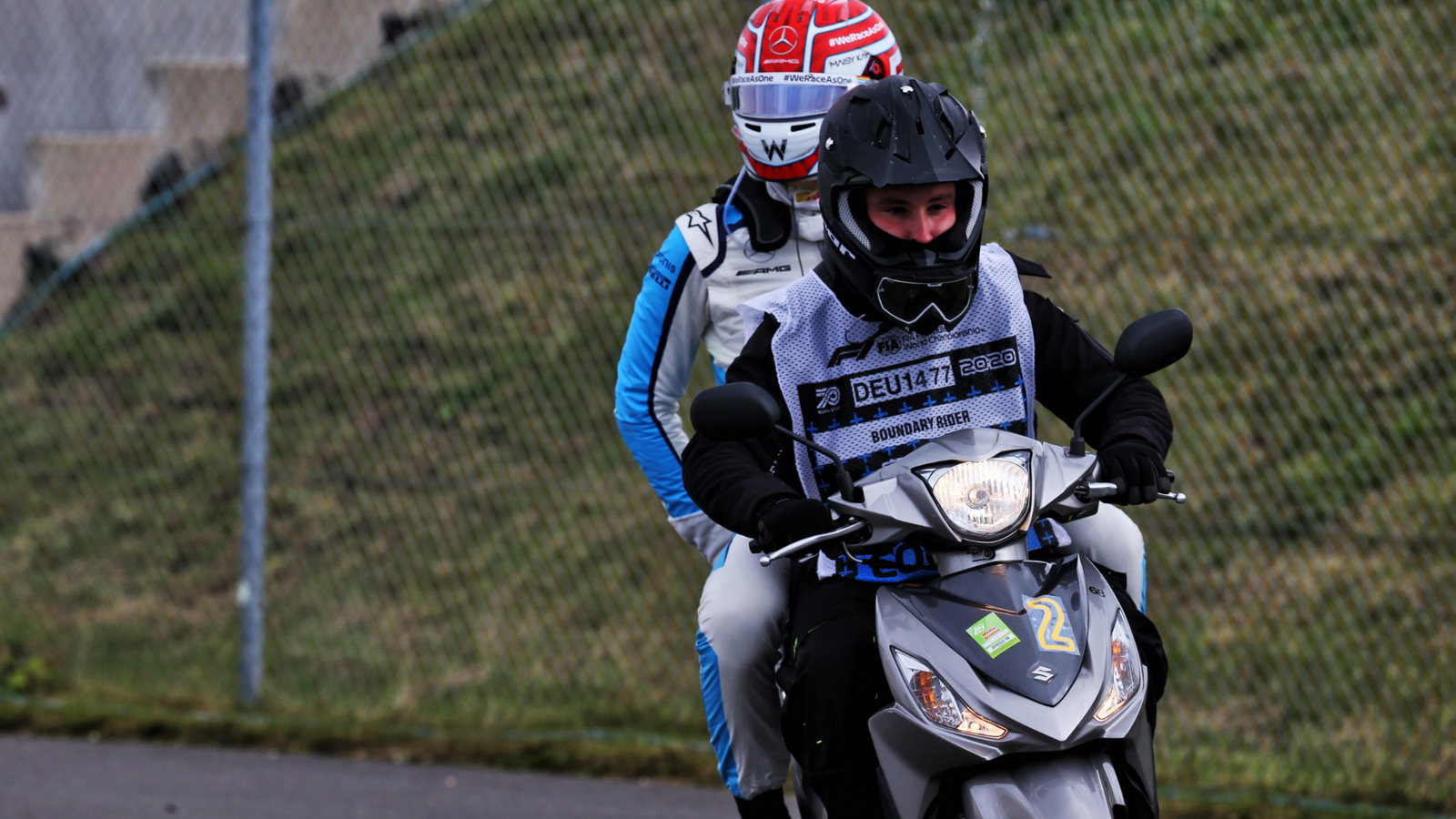 George Russell (GBR) Williams Racing retired from the race.