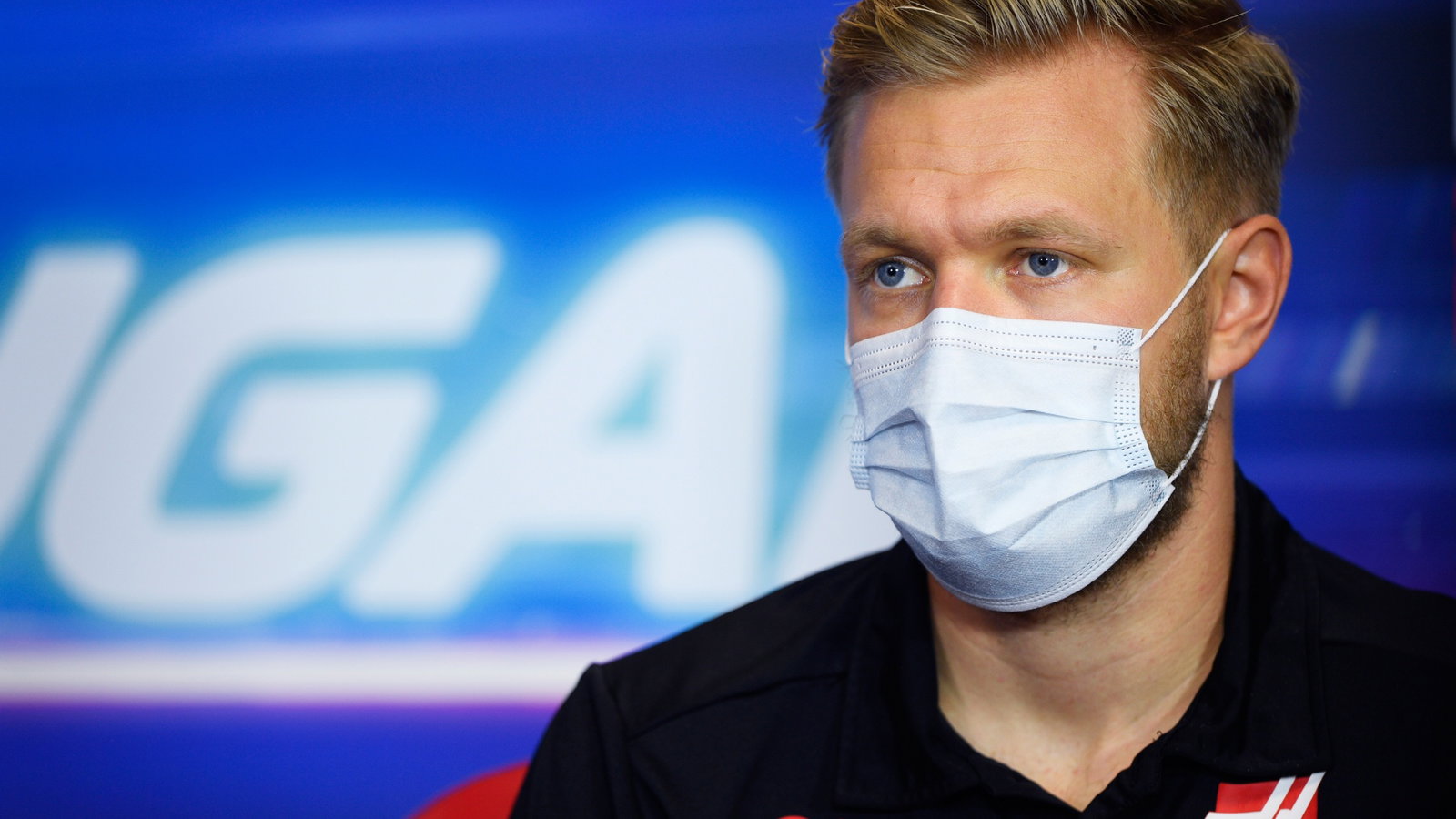 Kevin Magnussen (DEN) Haas F1 Team in the FIA Press Conference.