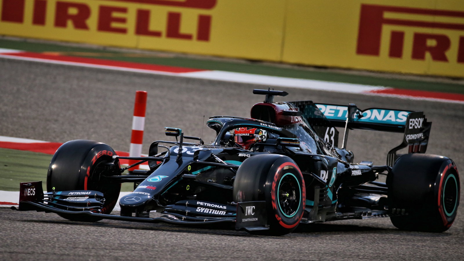 George Russell (GBR) Mercedes AMG F1 W11.