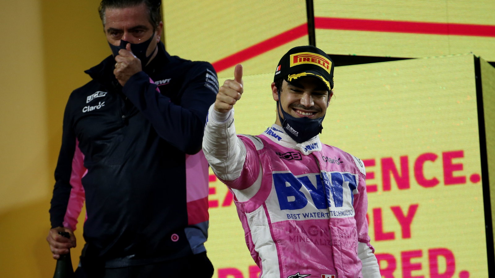 3rd place Lance Stroll (CDN) Racing Point F1 Team RP20.