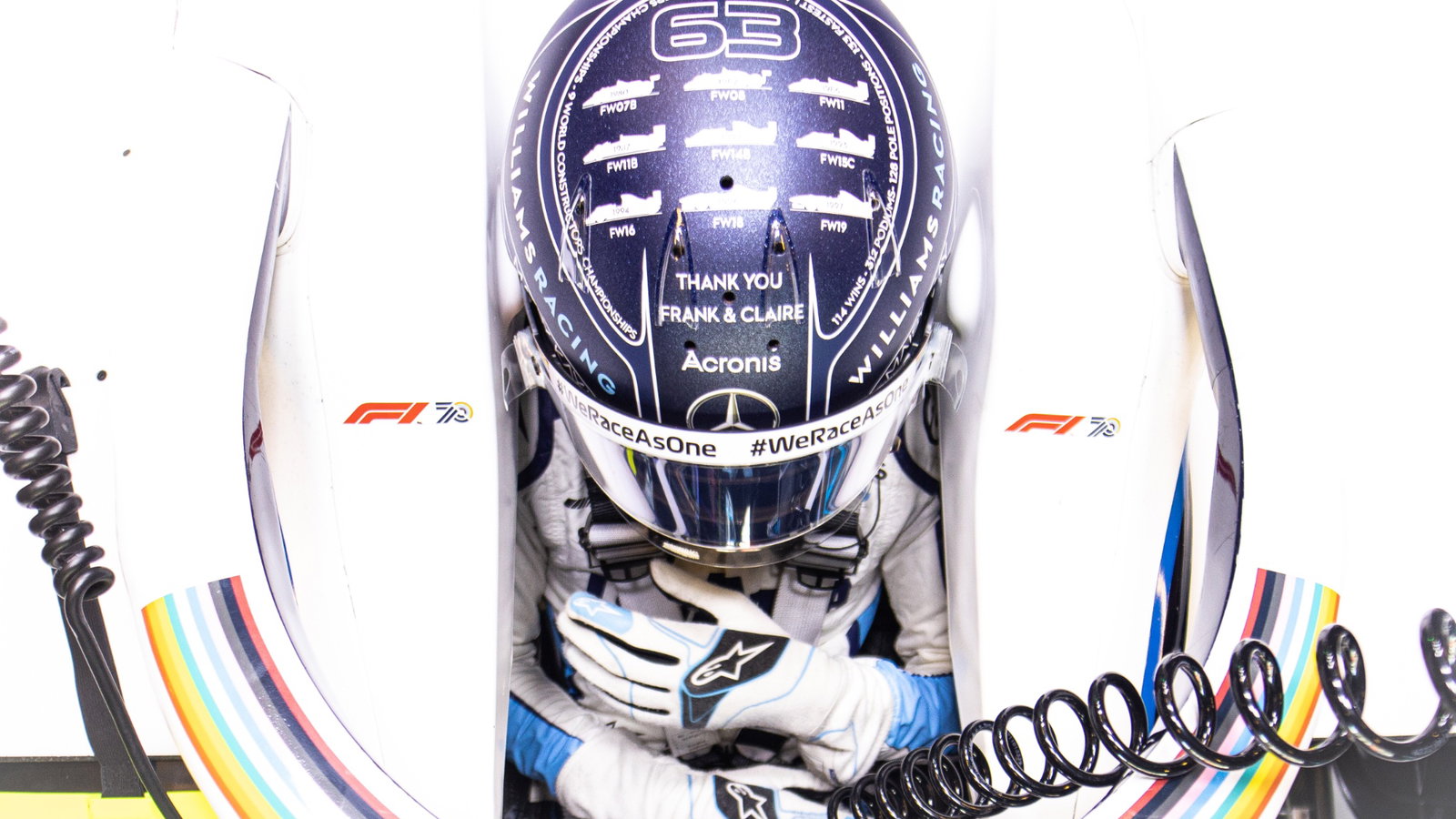 George Russell (GBR) Williams Racing FW43.