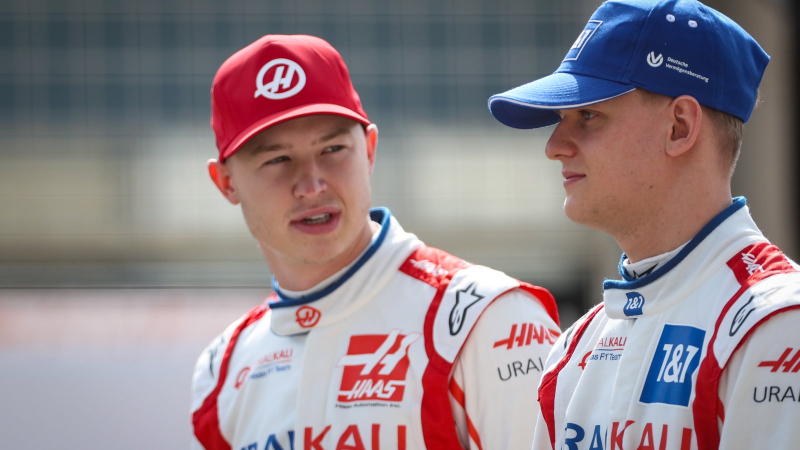 Mick Schumacher (GER), Haas F1 Team and Nikita Mazepin (RUS), Haas F1 Team 