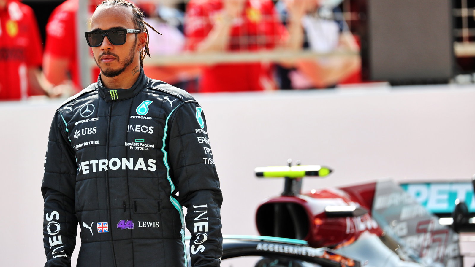 Lewis Hamilton (GBR) Mercedes AMG F1.