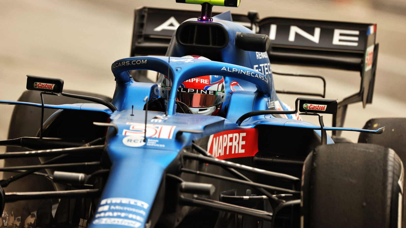 Esteban Ocon (FRA) Alpine F1 Team A521.