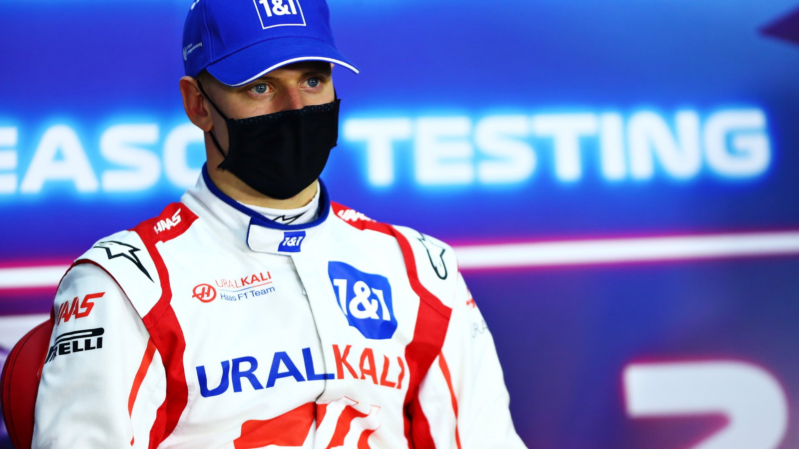 Mick Schumacher (GER) Haas F1 Team in the FIA Press Conference.