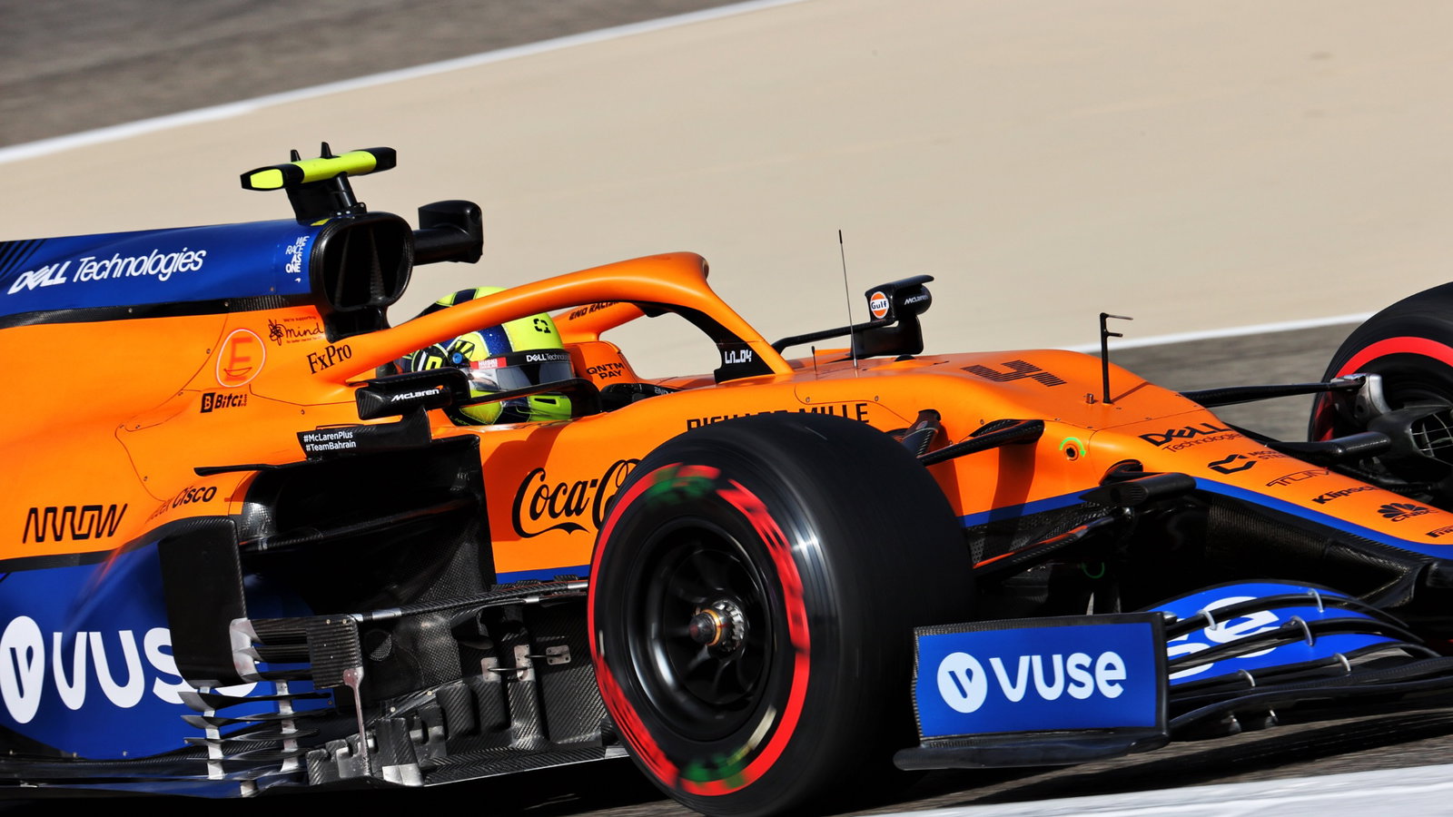 Lando Norris (GBR) McLaren MCL35M.