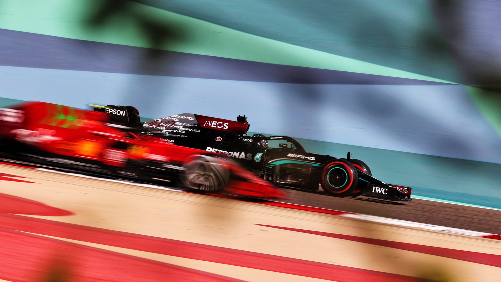 Lewis Hamilton (GBR) Mercedes AMG F1 W12.