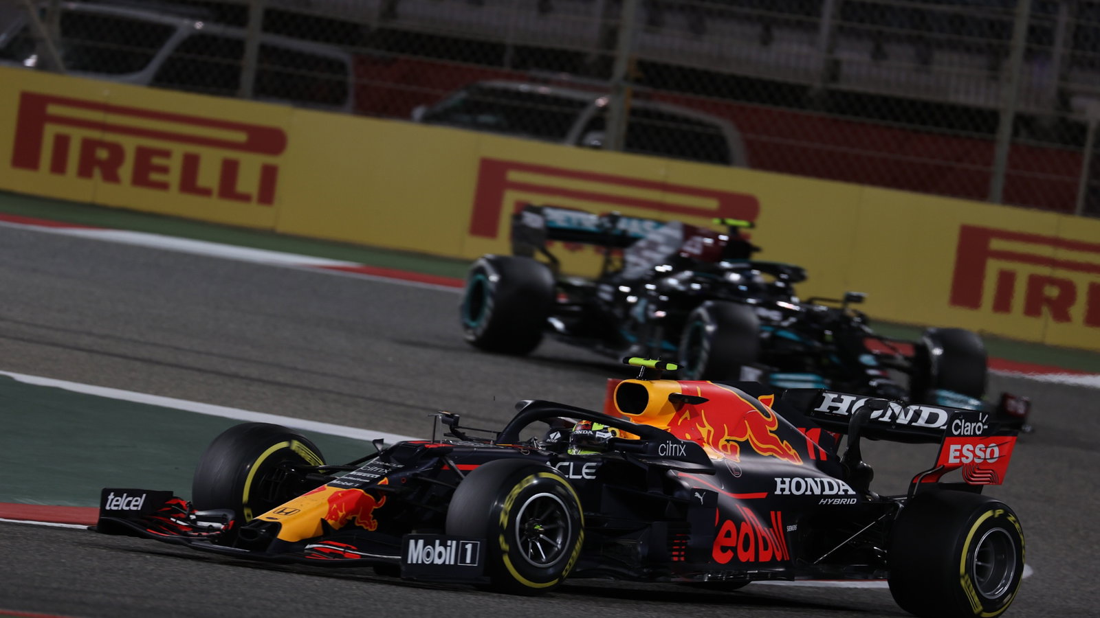 Sergio Perez (MEX) Red Bull Racing RB16B.