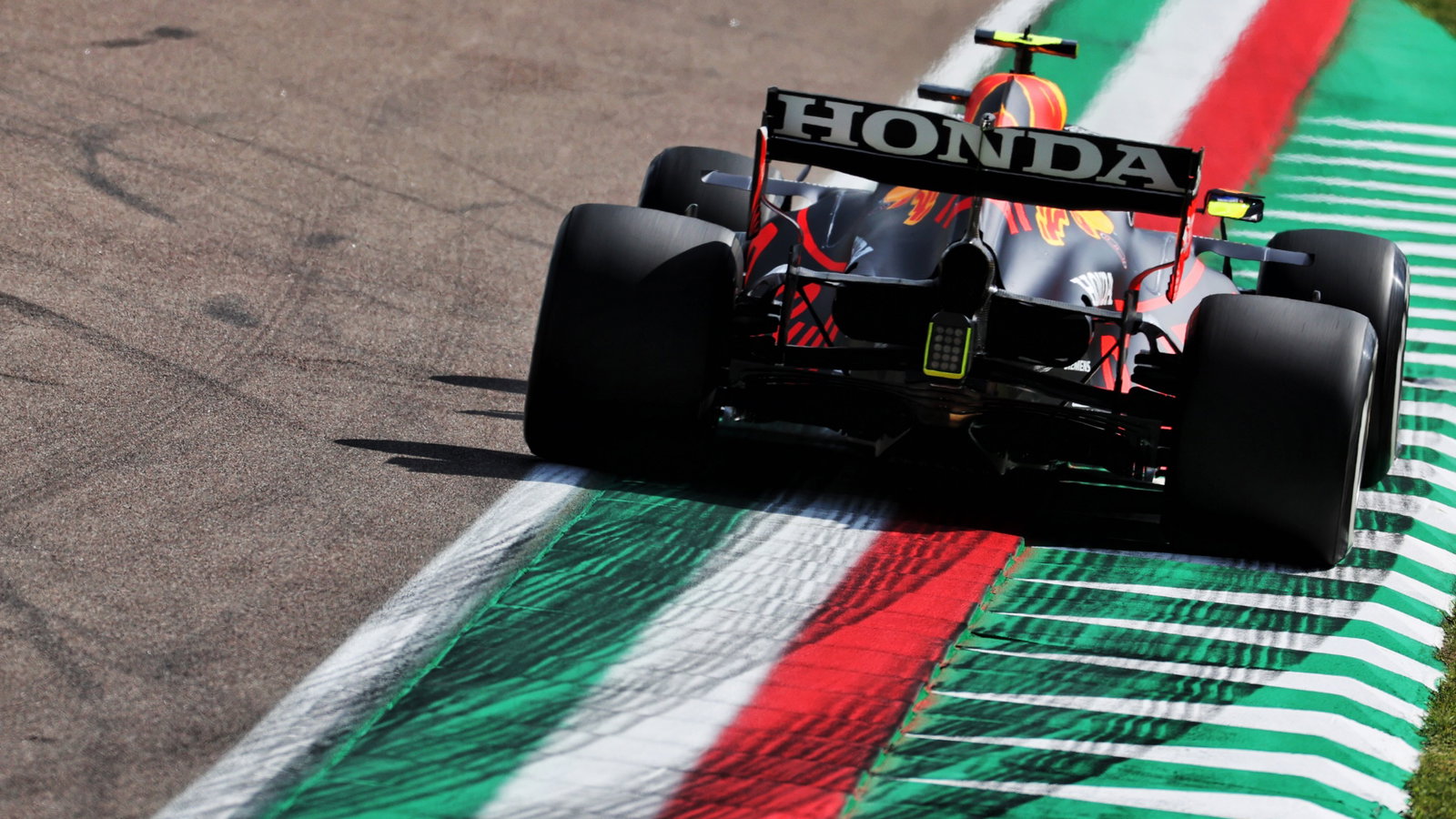 Sergio Perez (MEX) Red Bull Racing RB16B.