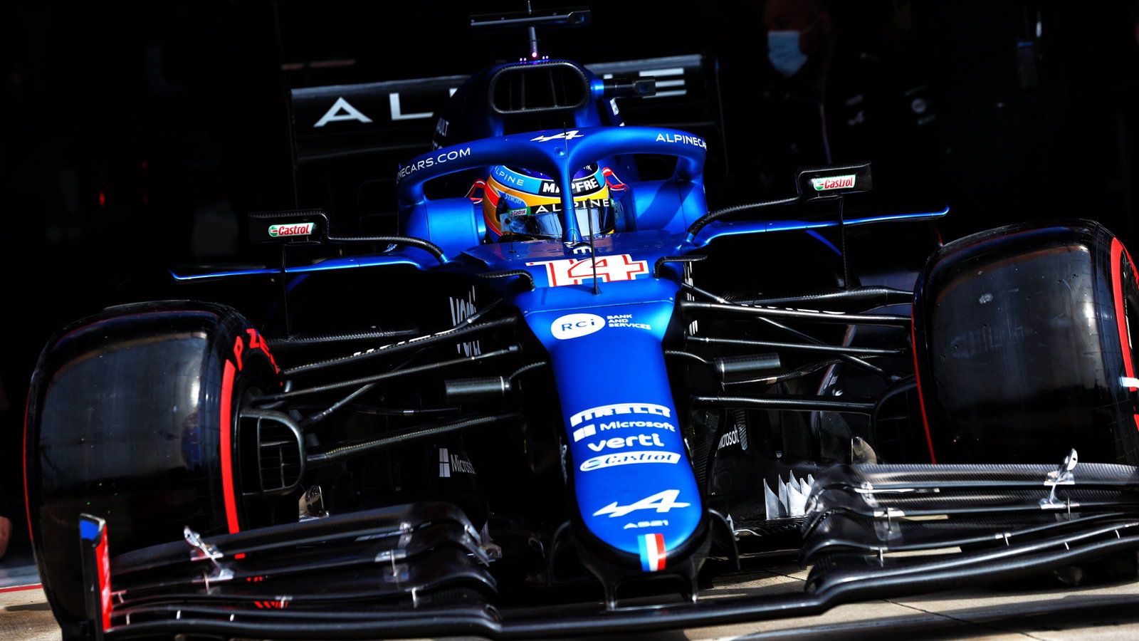 Fernando Alonso (ESP) Alpine F1 Team A521.