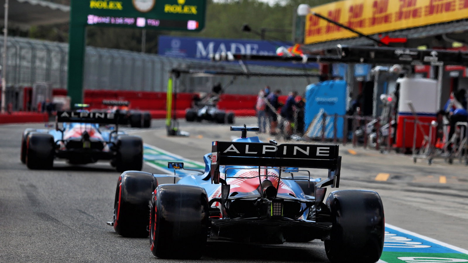 Fernando Alonso (ESP) Alpine F1 Team A521.