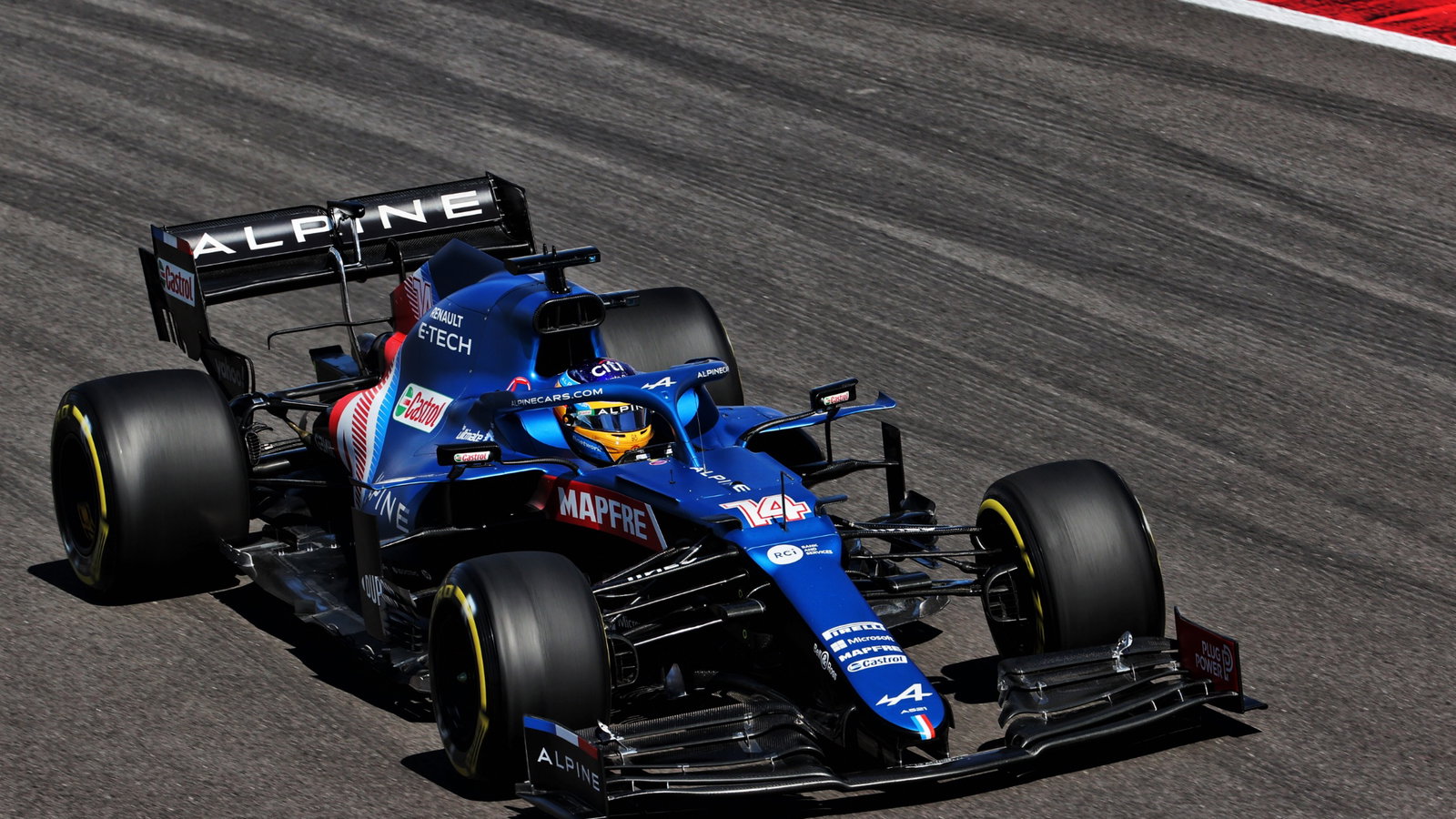 Fernando Alonso (ESP) Alpine F1 Team A521.