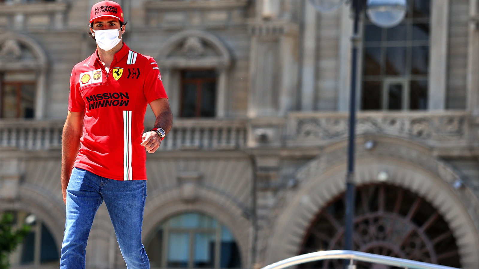 Carlos Sainz Jr (ESP) Ferrari.