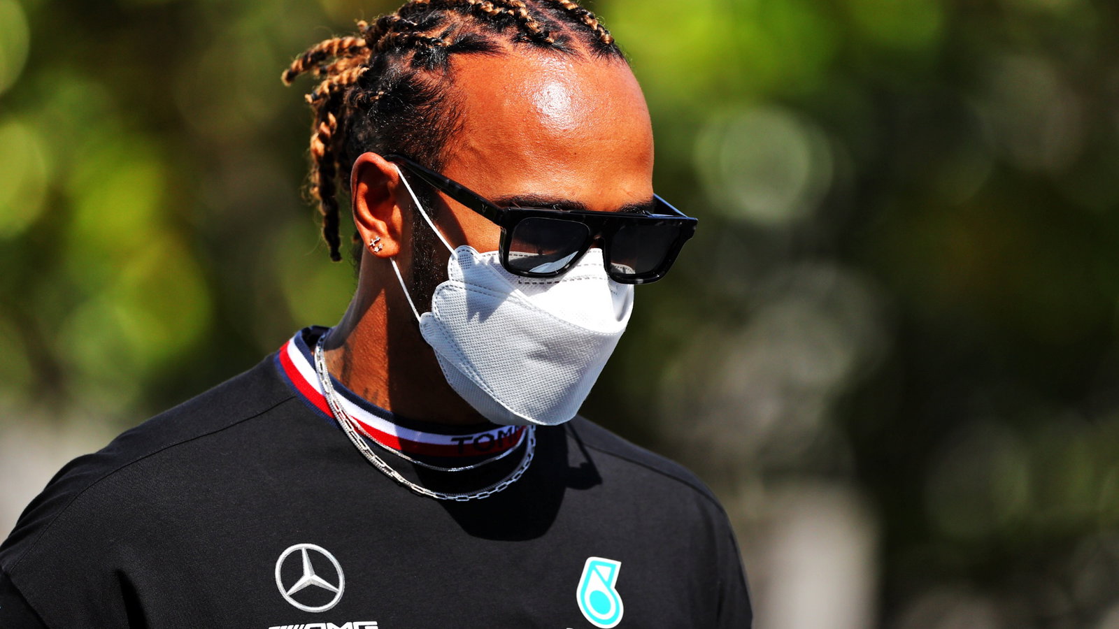 Lewis Hamilton (GBR) Mercedes AMG F1.