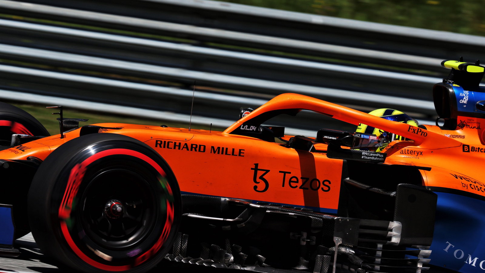 Lando Norris (GBR) McLaren MCL35M.