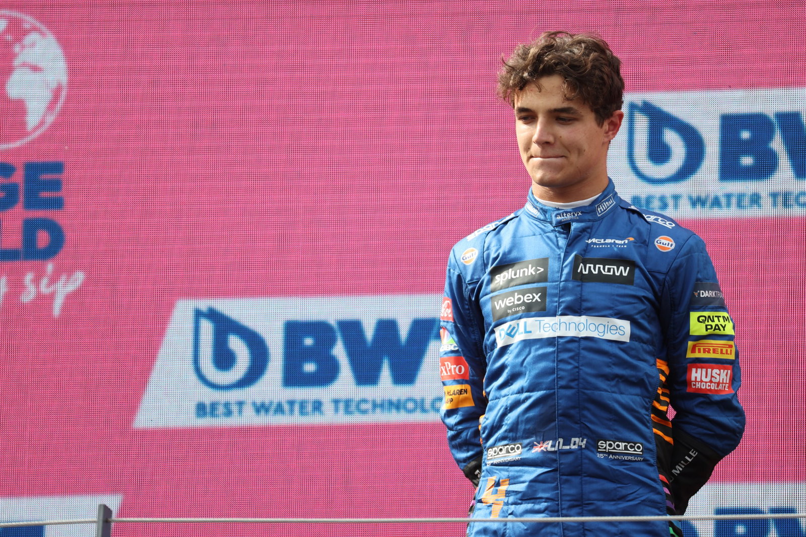 3rd place Lando Norris (GBR) McLaren.