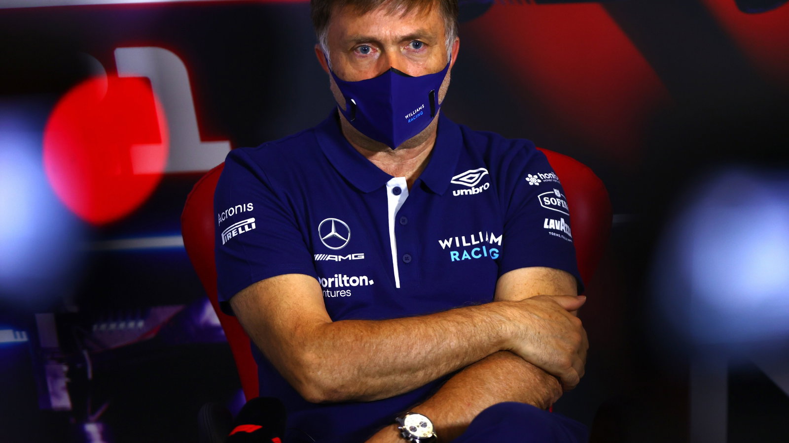 Jost Capito (GER) Williams Racing Chief Executive Officer in the FIA Press Conference.