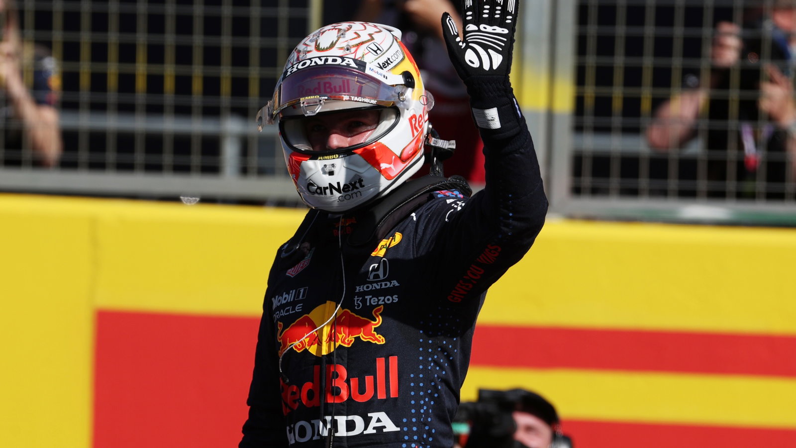 Max Verstappen (NLD) Red Bull Racing wins the sprint race and claims pole position.