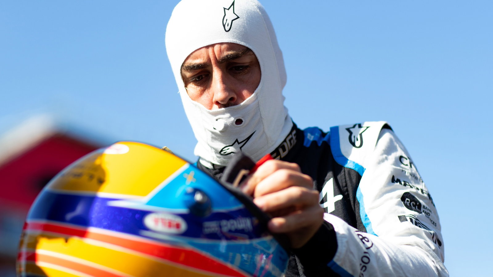 Fernando Alonso (ESP) Alpine F1 Team on the grid.