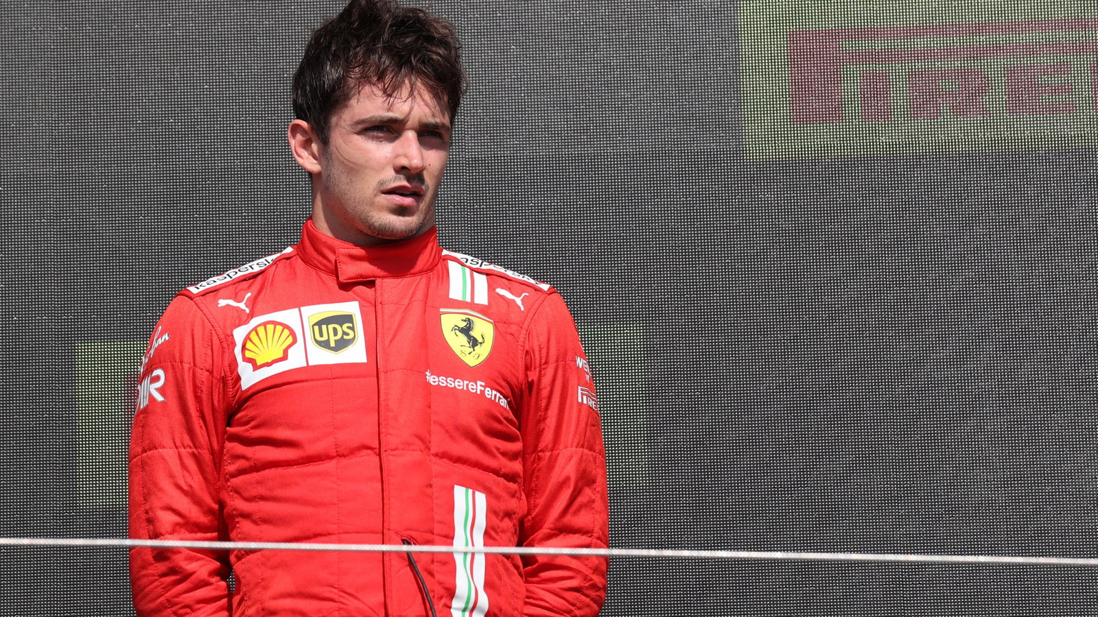 2nd place Charles Leclerc (MON) Ferrari.