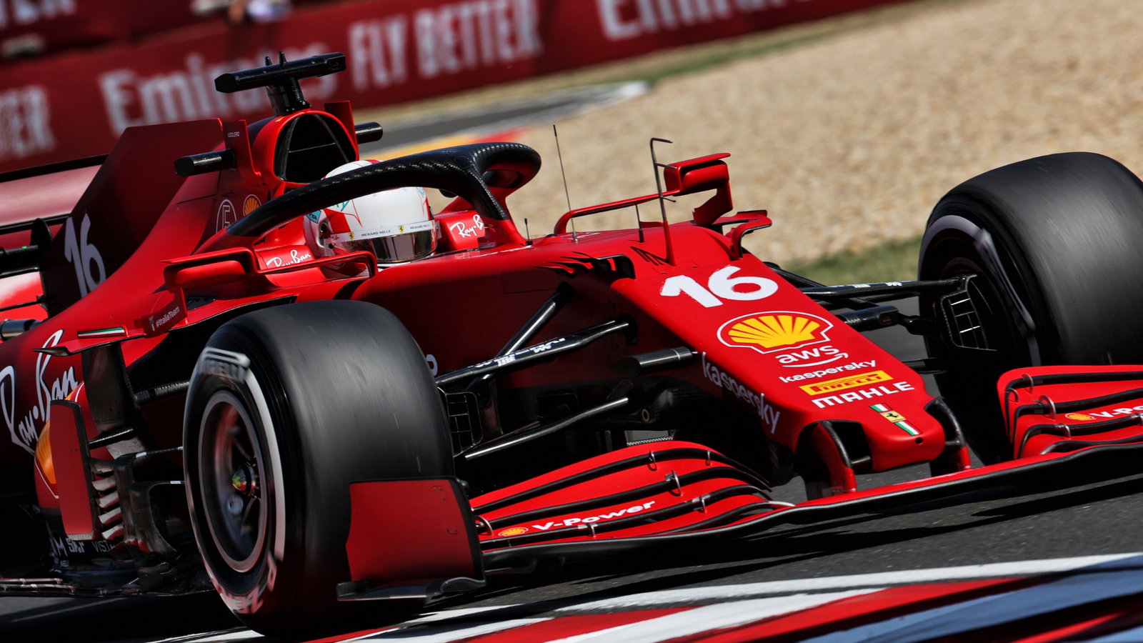Charles Leclerc (MON) Ferrari SF-21.