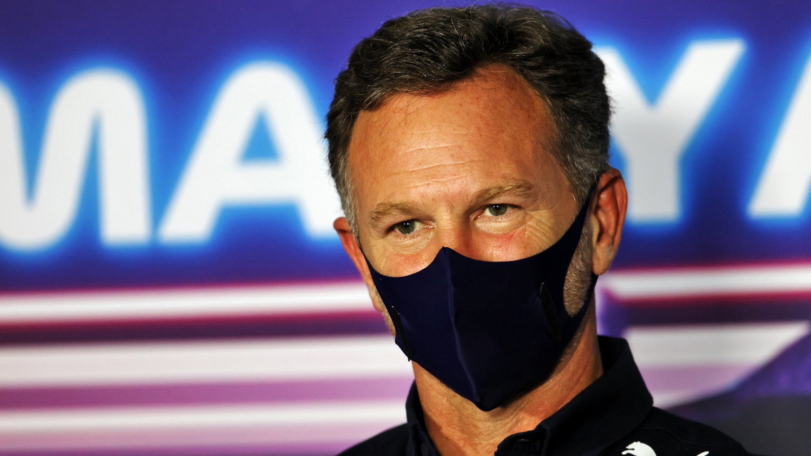 Christian Horner (GBR) Red Bull Racing Team Principal in the FIA Press Conference.