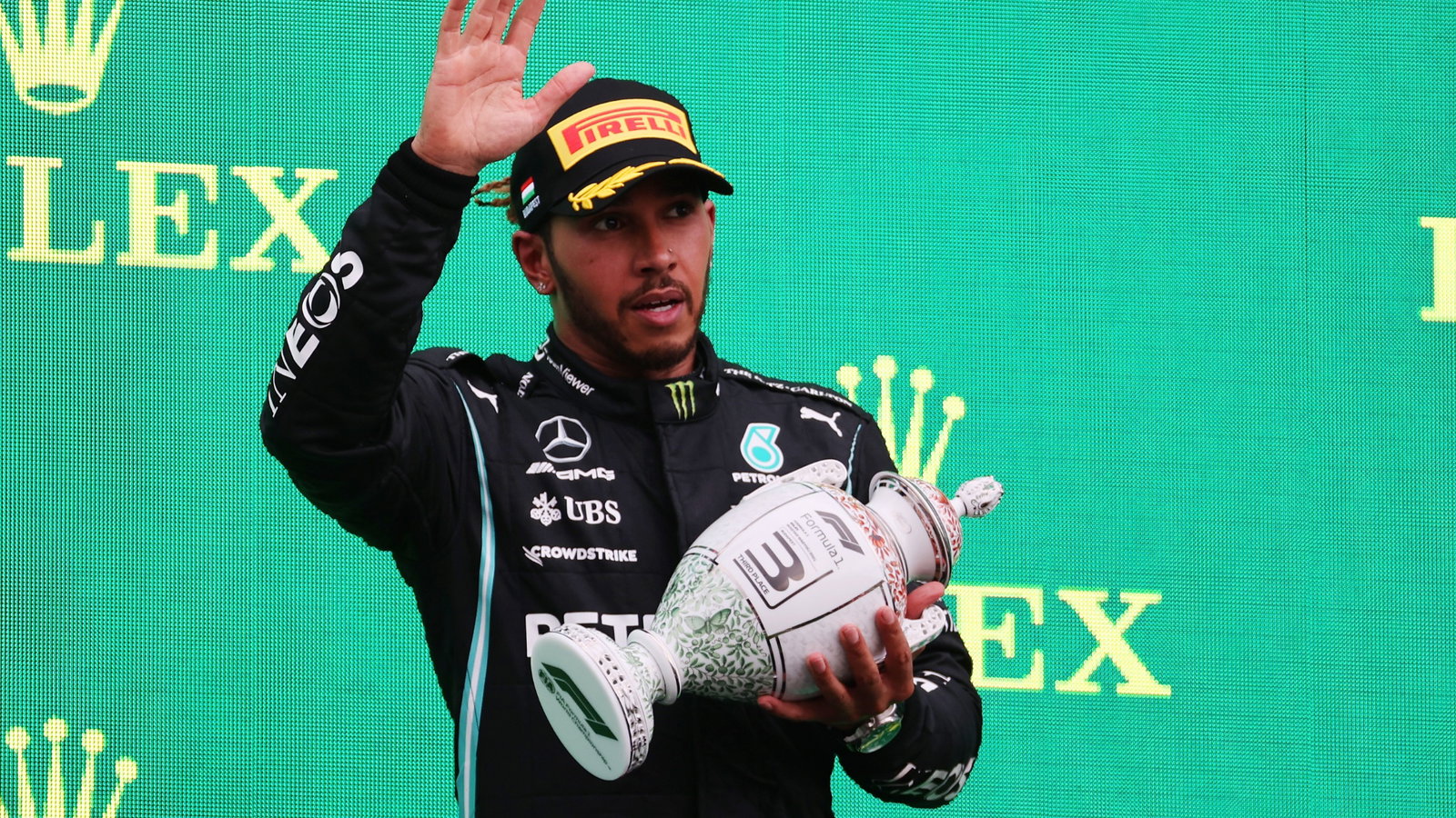 3rd place Lewis Hamilton (GBR) Mercedes AMG F1 W12.