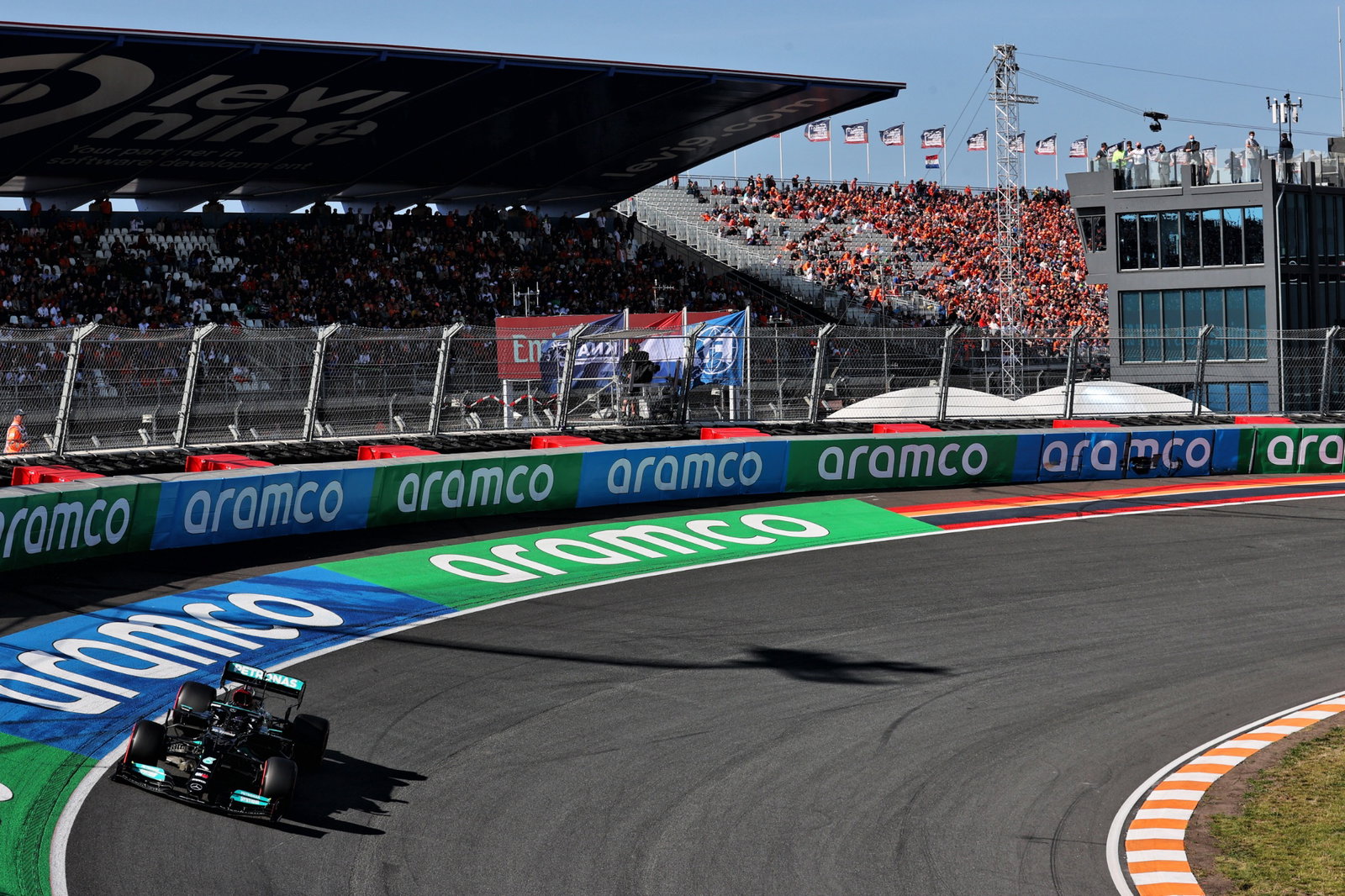 Lewis Hamilton (GBR) Mercedes AMG F1 W12.