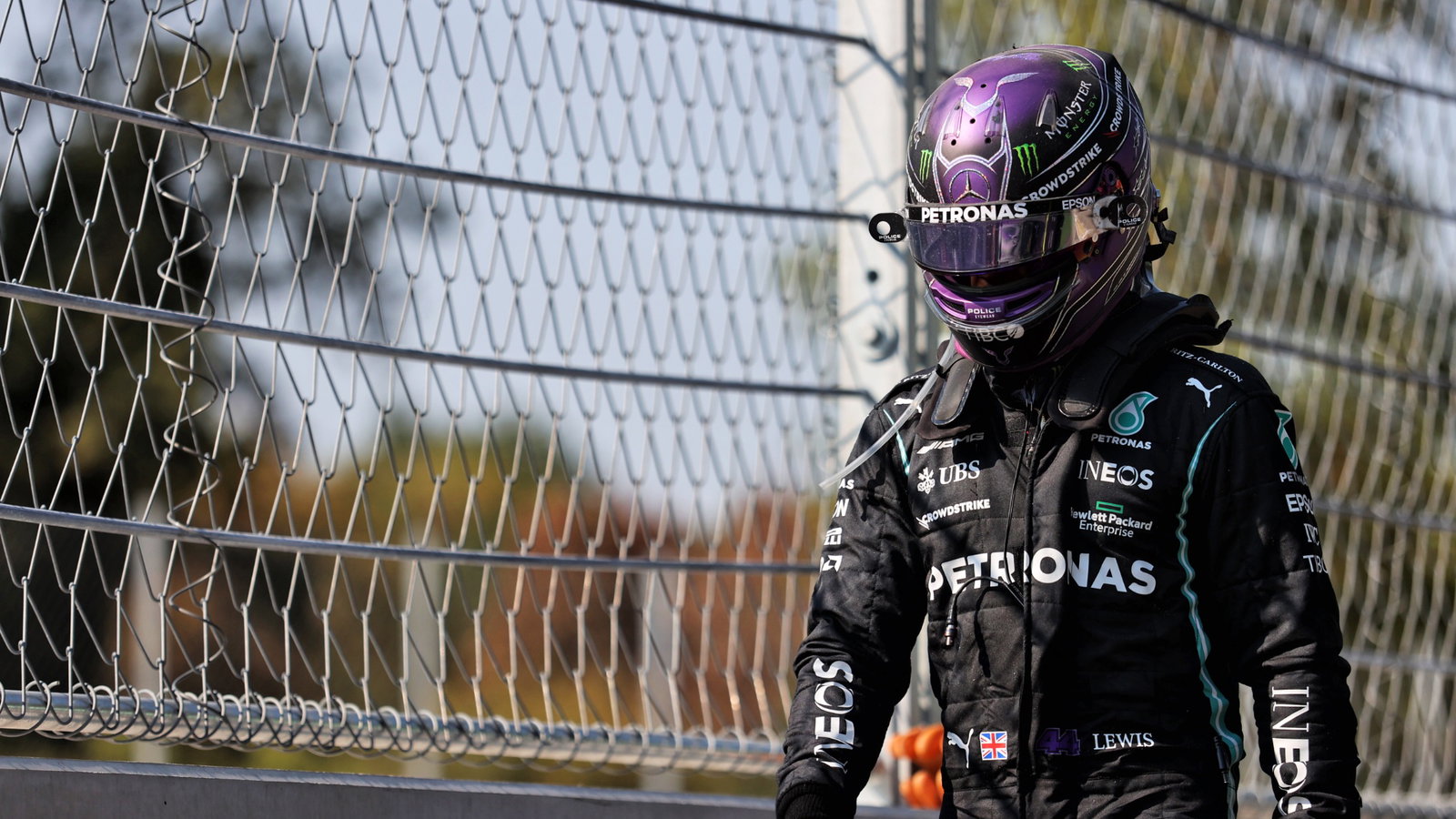 Lewis Hamilton (GBR) Mercedes AMG F1 retired from the race.