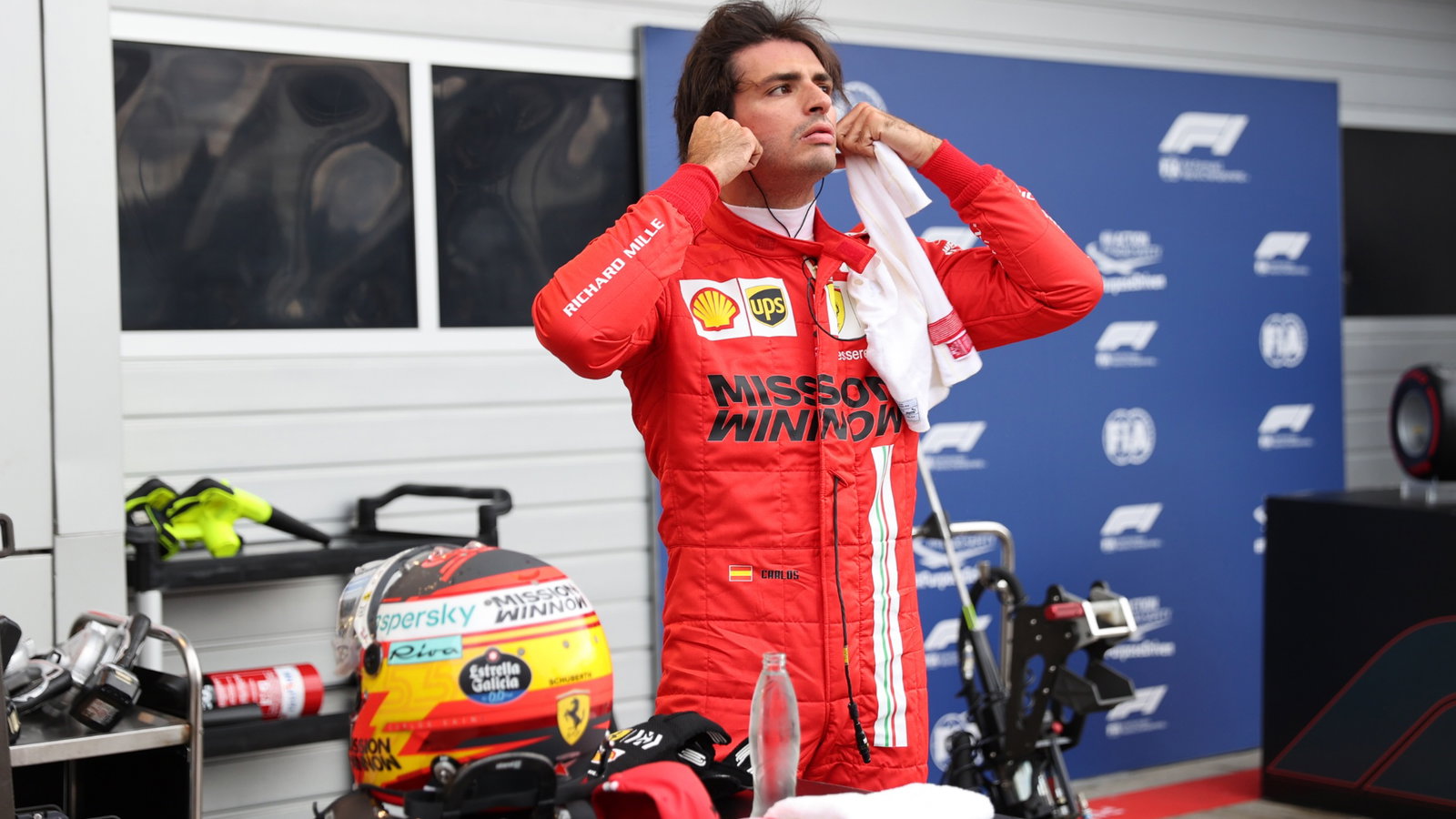 Carlos Sainz Jr (ESP) Ferrari SF-21.