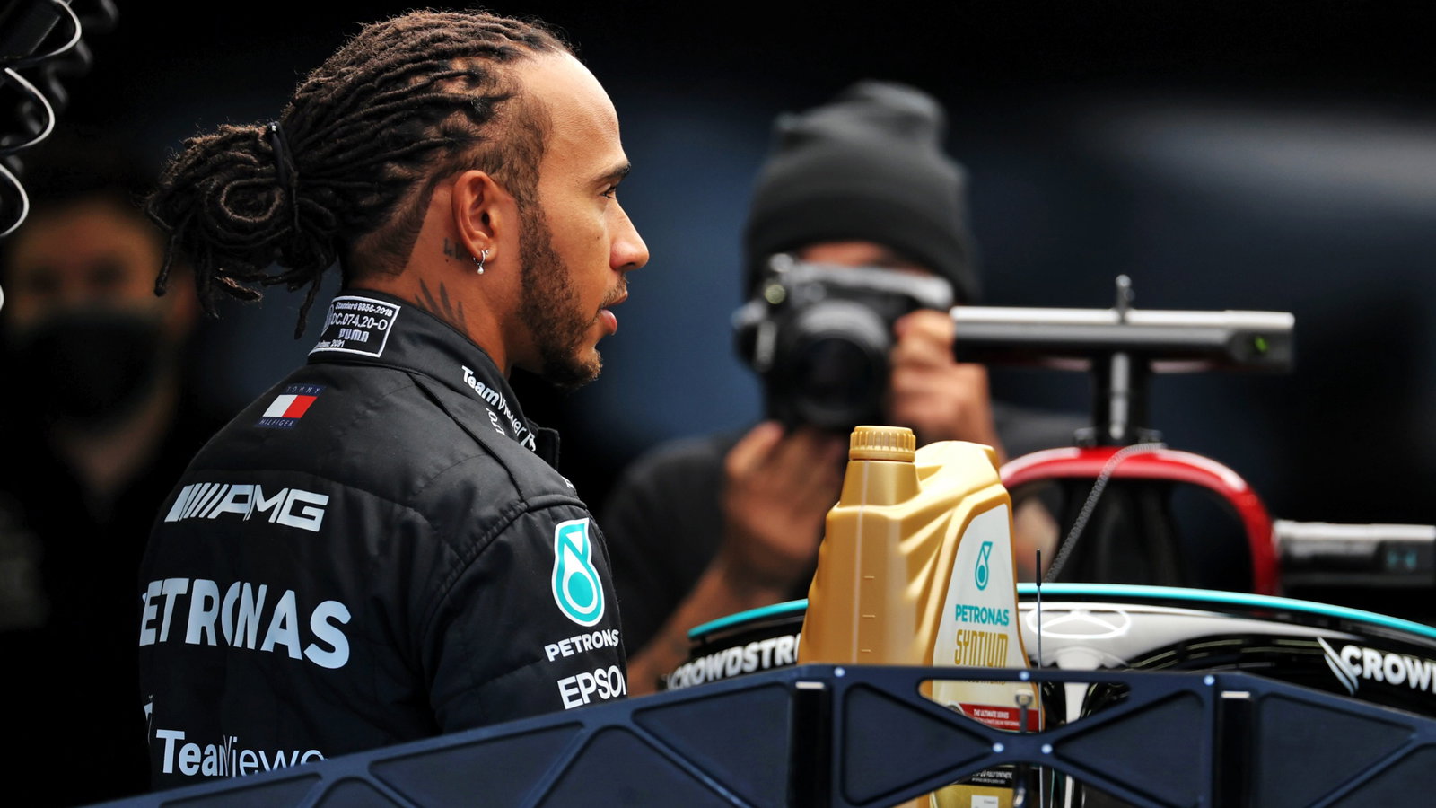 Lewis Hamilton (GBR) Mercedes AMG F1.