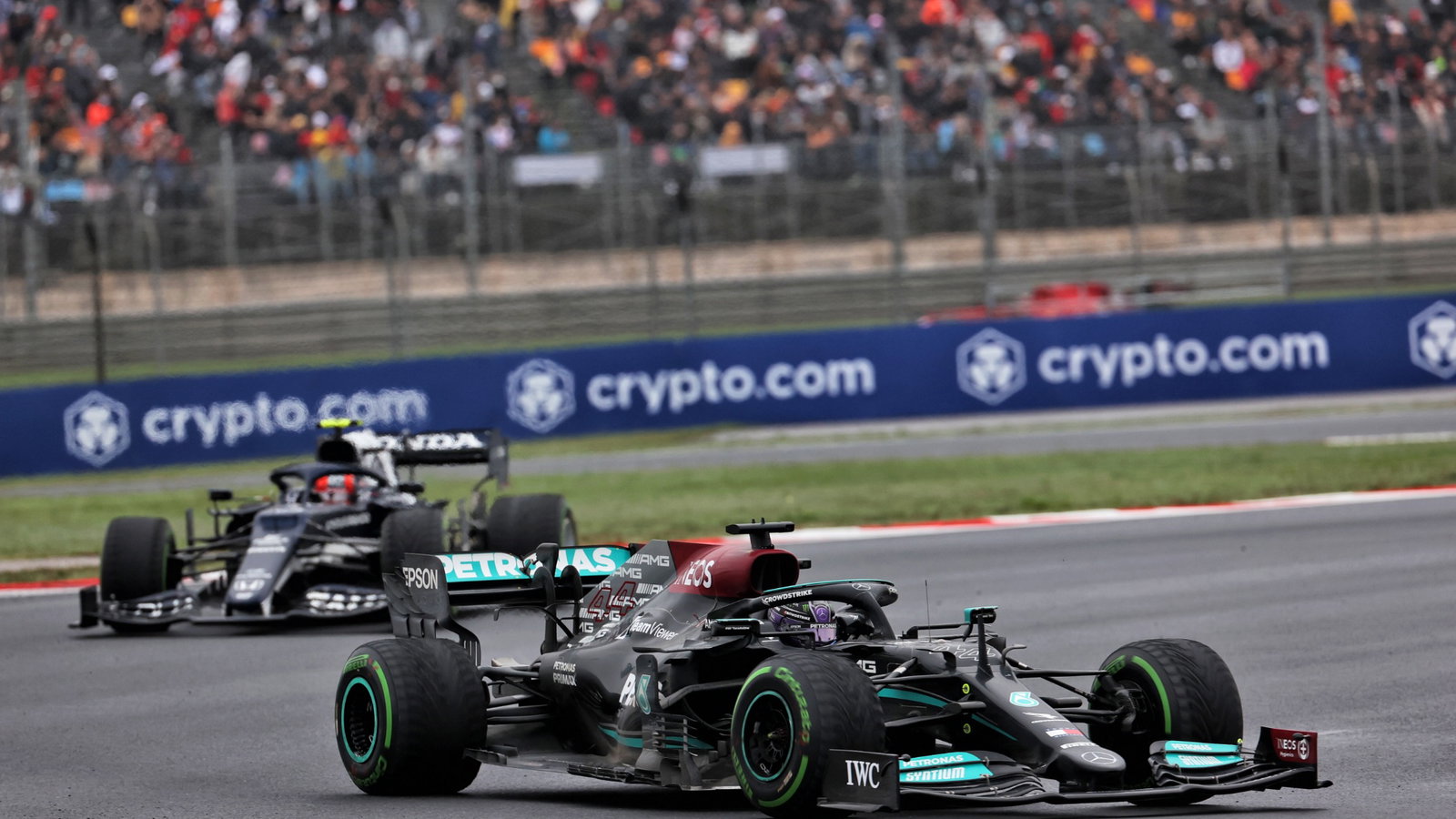 Lewis Hamilton (GBR) Mercedes AMG F1 W12.