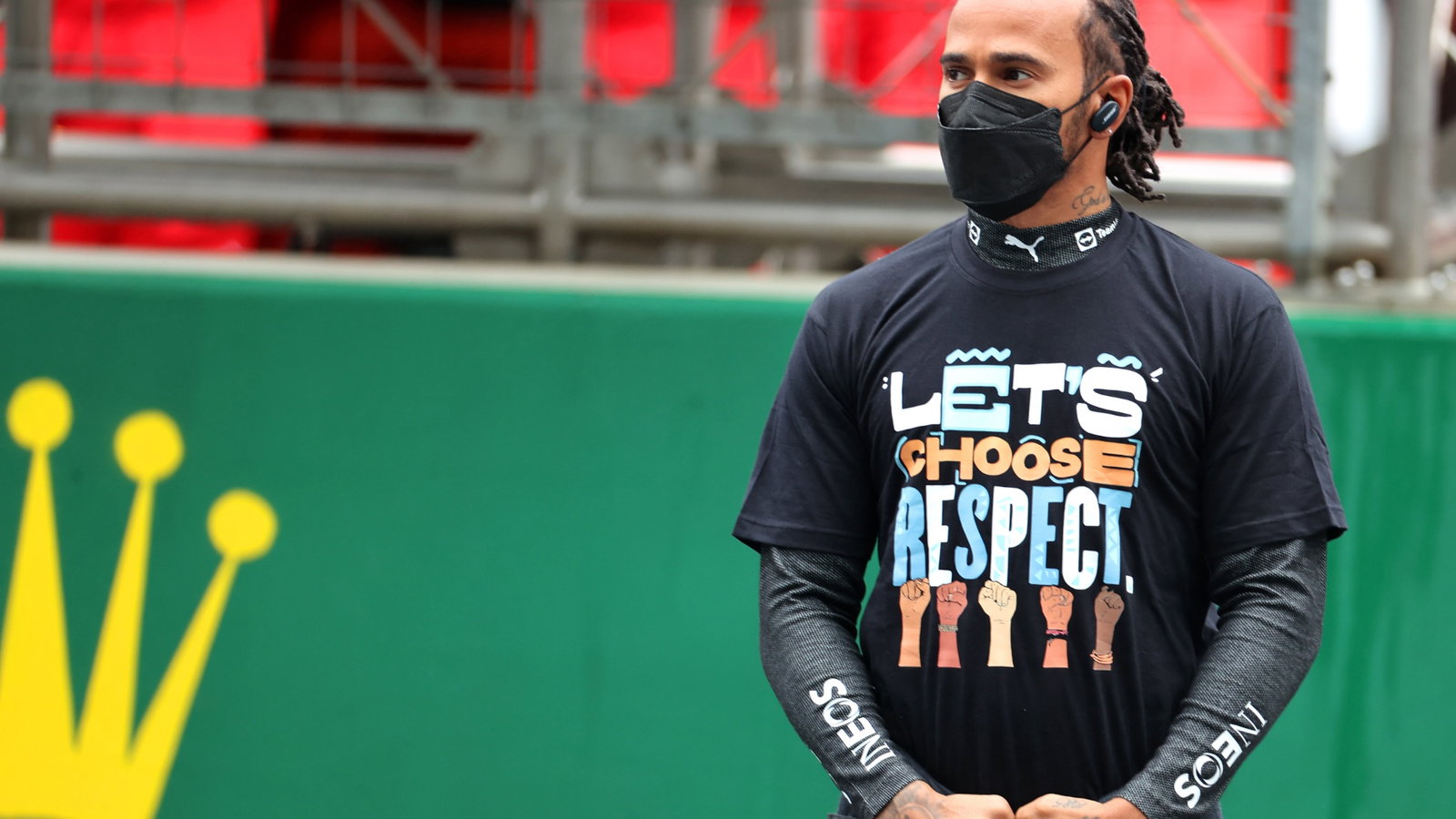 Lewis Hamilton (GBR) Mercedes AMG F1.