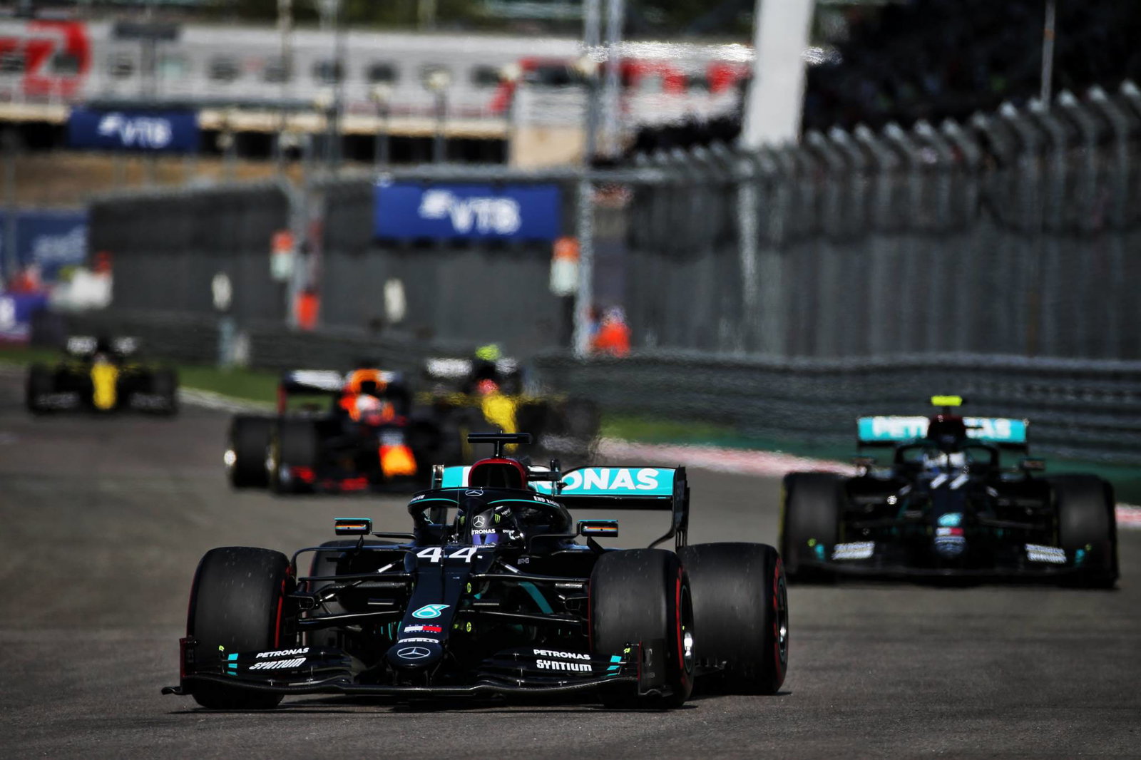 Lewis Hamilton (GBR) Mercedes AMG F1 W11.