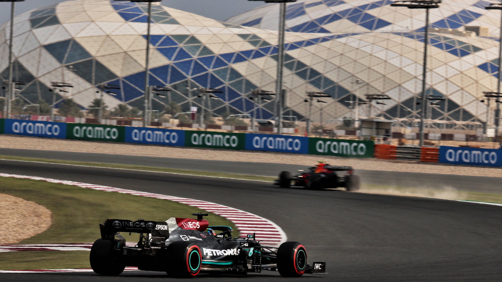 Lewis Hamilton (GBR) Mercedes AMG F1 W12.