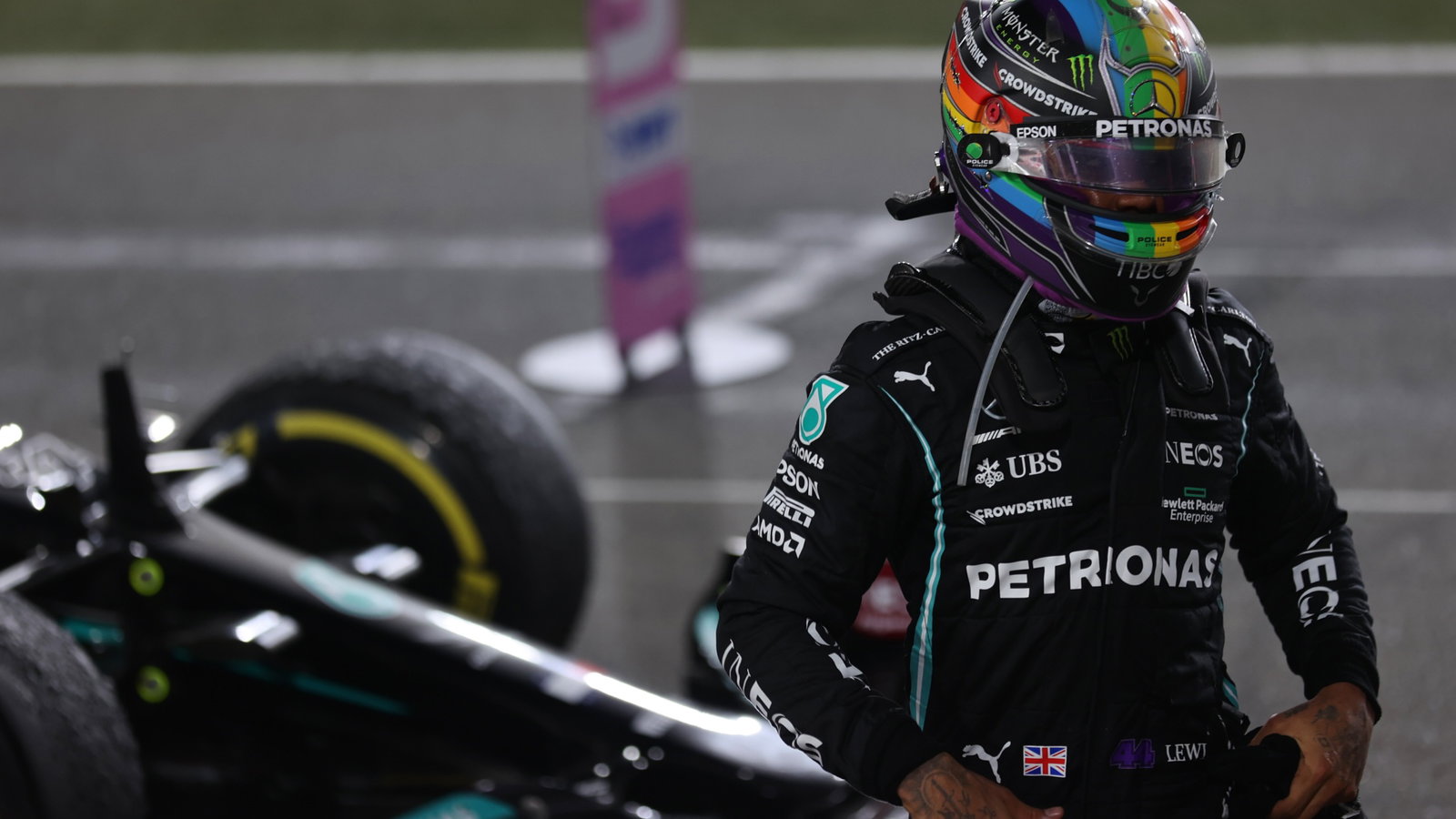 1st place Lewis Hamilton (GBR) Mercedes AMG F1 W12.