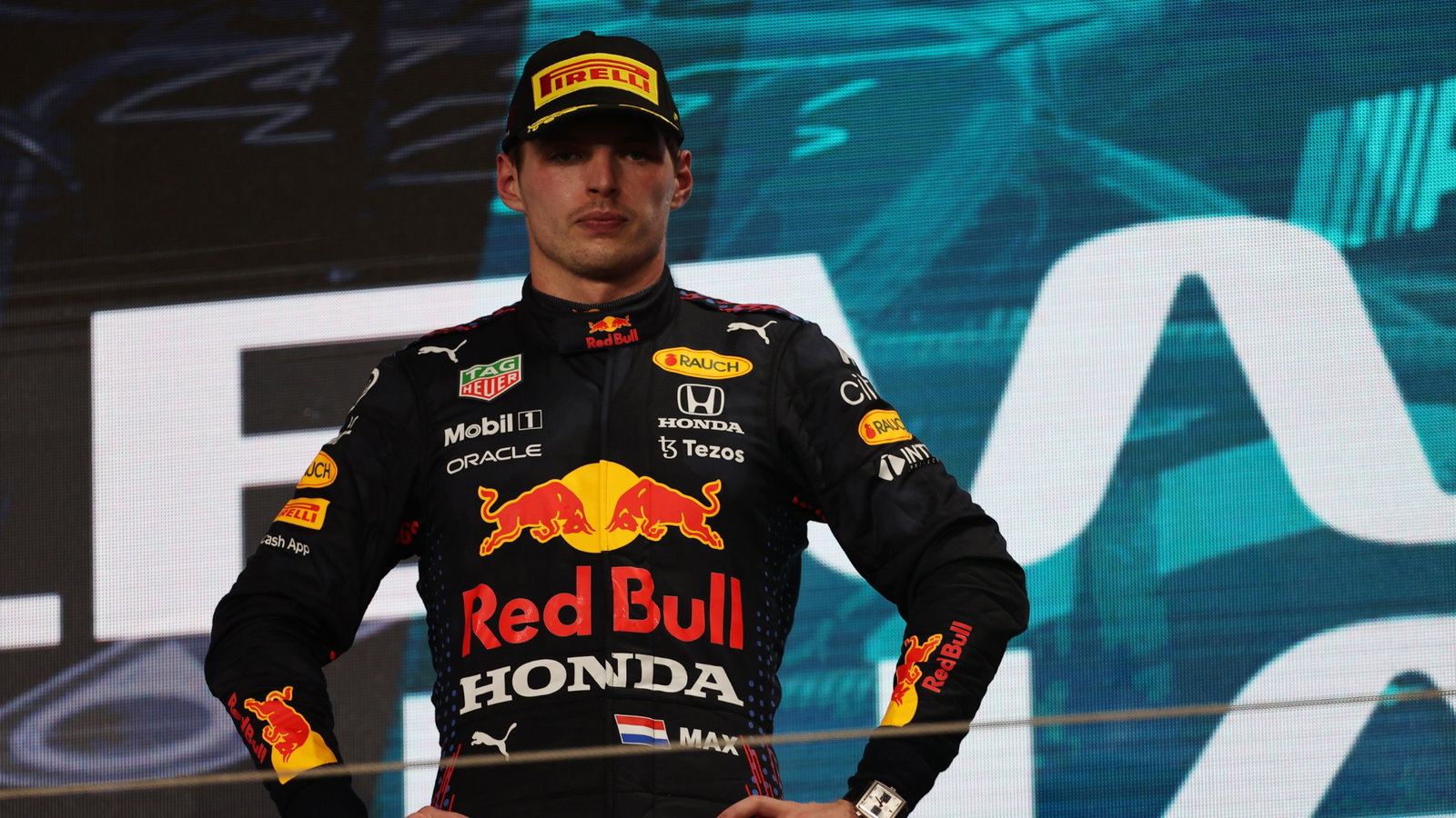 2nd place Max Verstappen (NLD) Red Bull Racing.