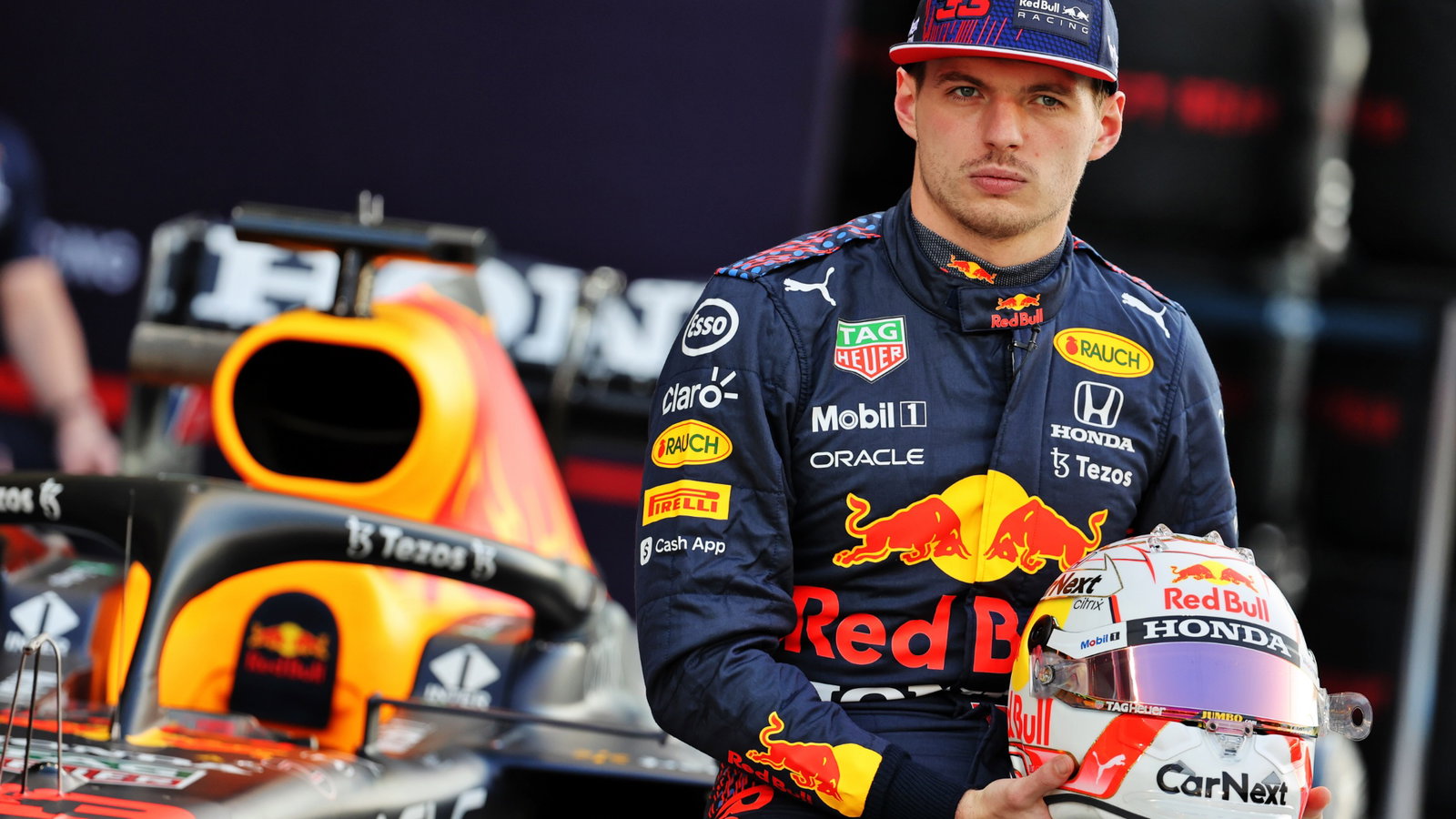 Max Verstappen (NLD) Red Bull Racing at a team photograph.