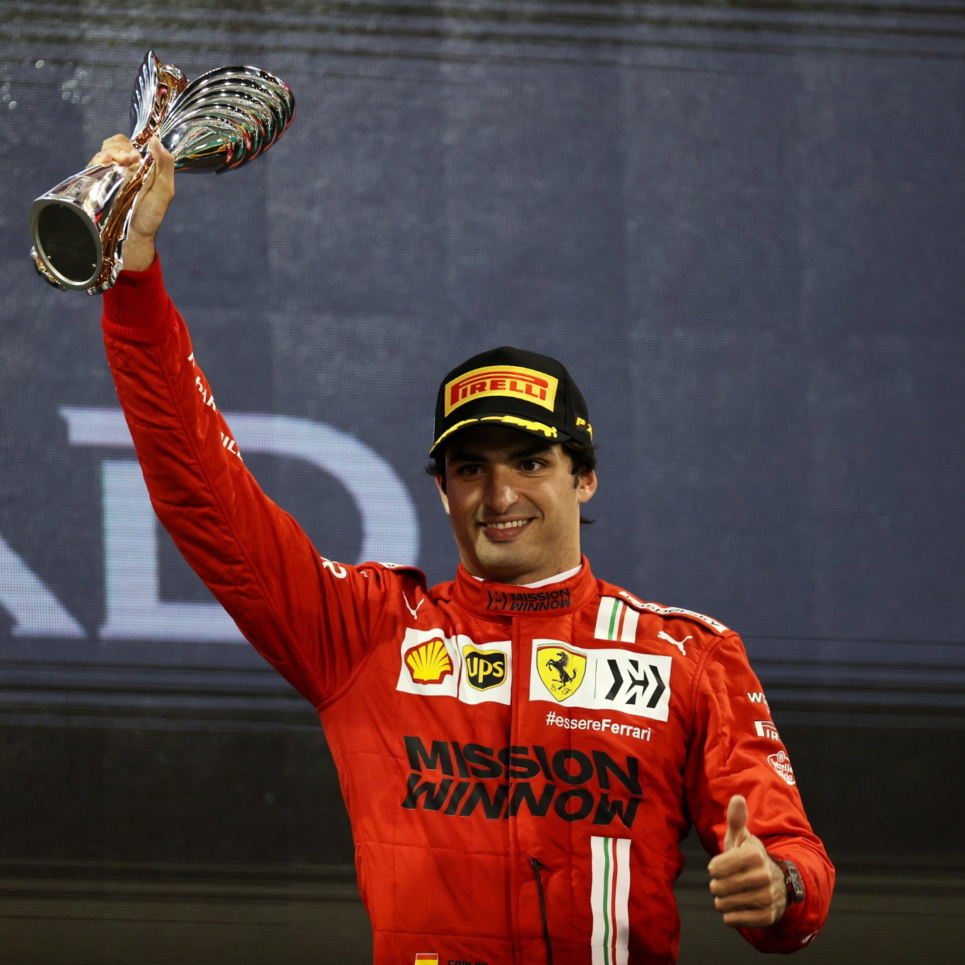 3rd place Carlos Sainz Jr (ESP) Ferrari SF-21.