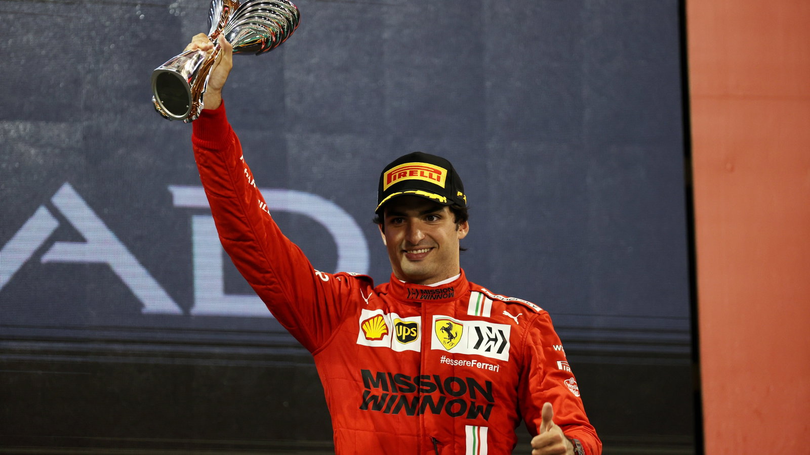 3rd place Carlos Sainz Jr (ESP) Ferrari SF-21.
