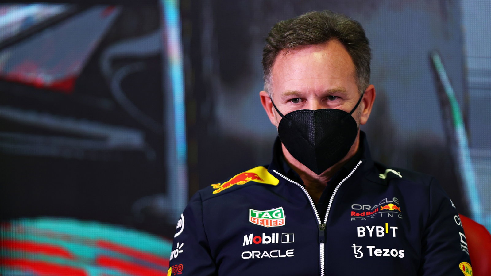 Christian Horner (GBR) Red Bull Racing Team Principal in the FIA Press Conference.