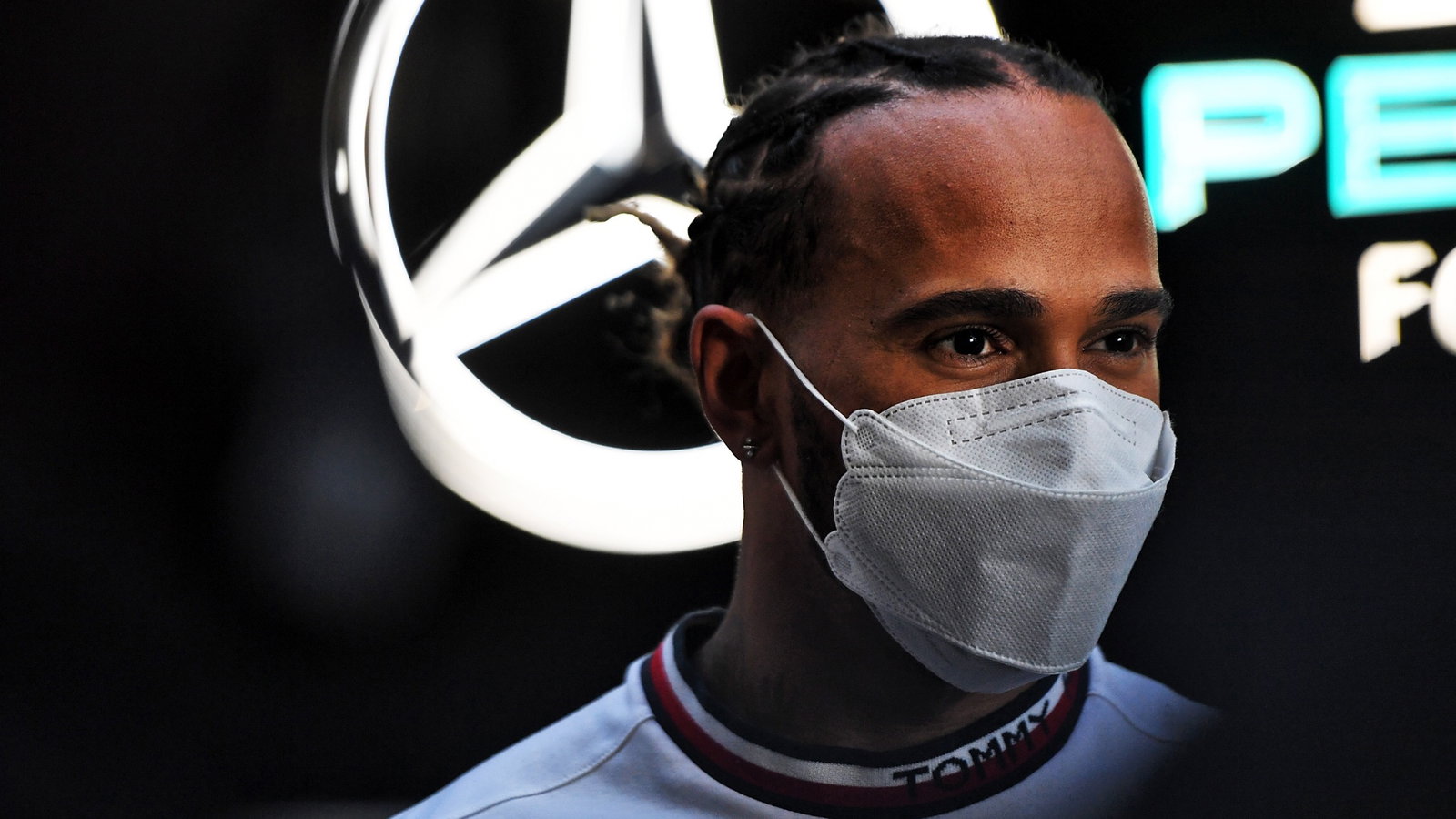 Lewis Hamilton (GBR) Mercedes AMG F1.