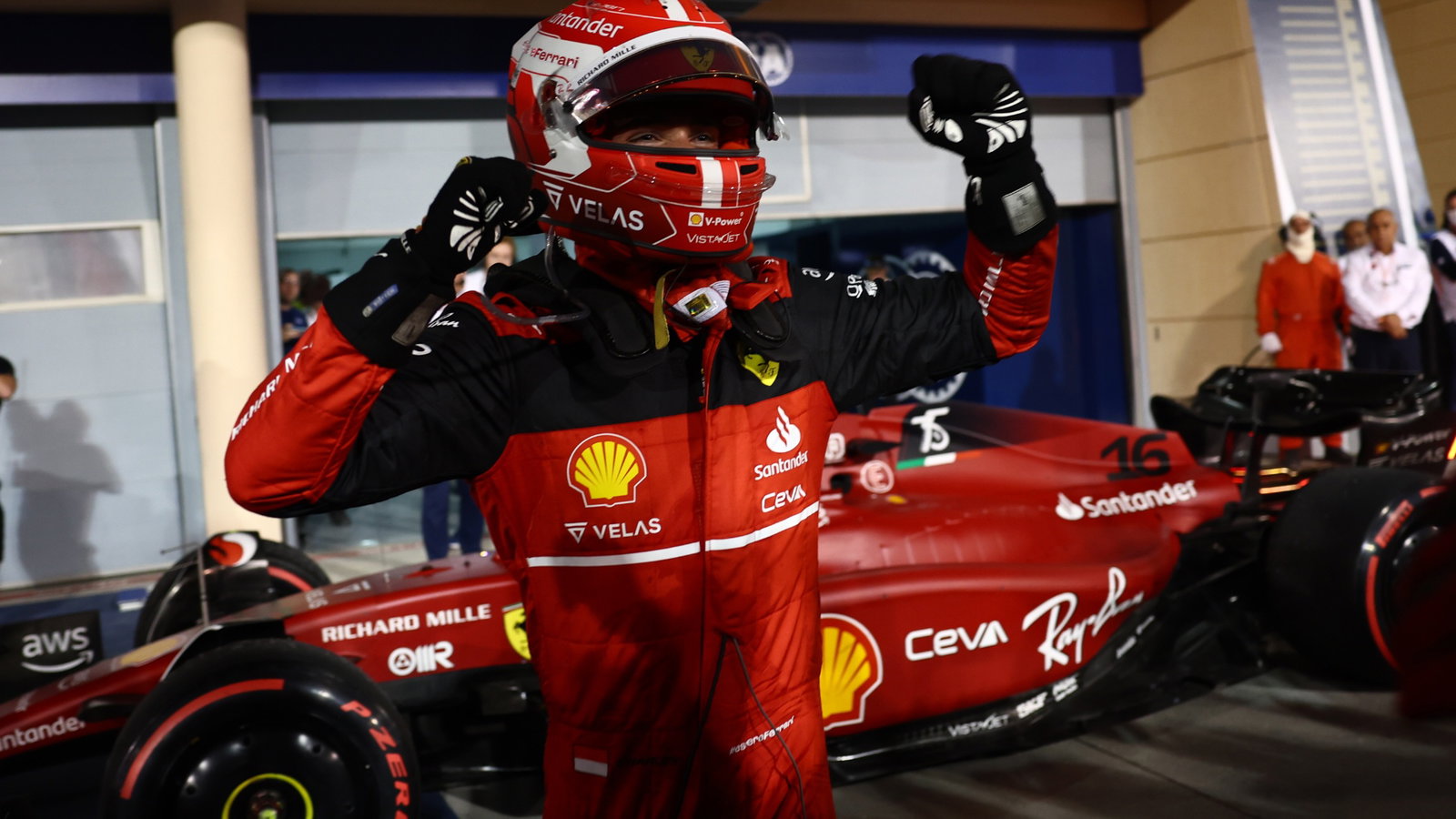 1st place Charles Leclerc (MON) Ferrari.