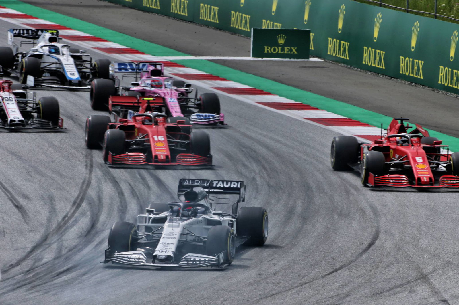 Hamilton wins F1 Styrian GP as Ferraris take each other out