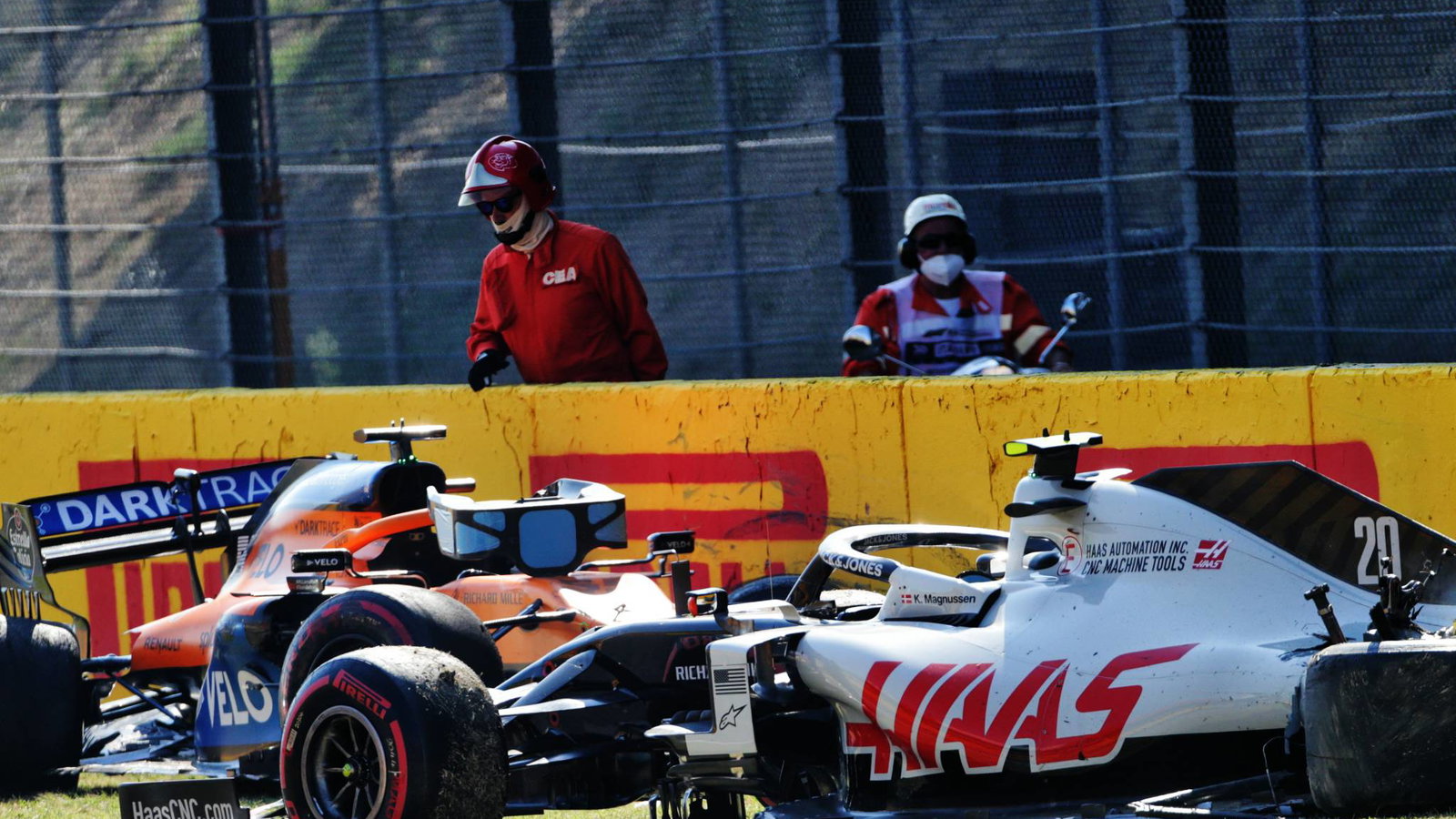 The Haas VF-20 of Kevin Magnussen 